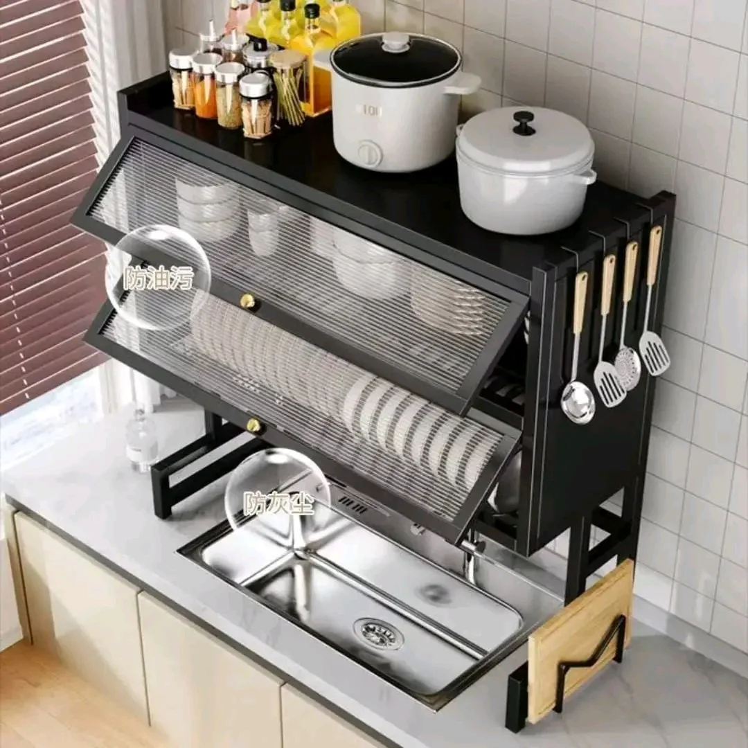 Étagère de rangement vaisselle pour évier