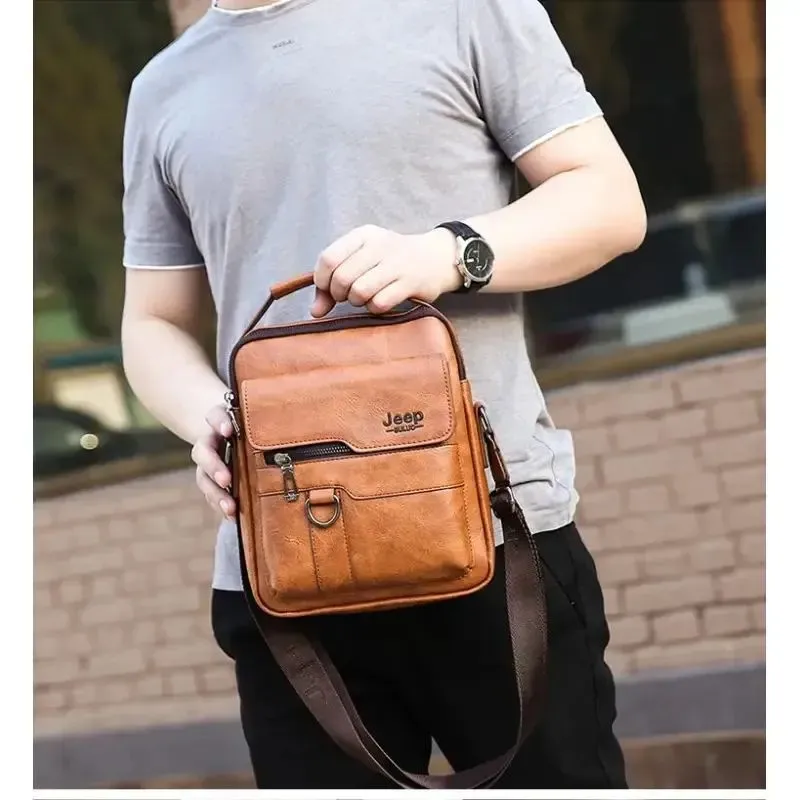 Sac Homme Jeep 3en1, en Similicuir PU, Sacoche Business Élégante et Personnalisable – photo 3