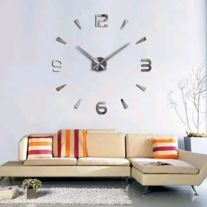 Horloge murale décorative à chiffres noirs – photo 6