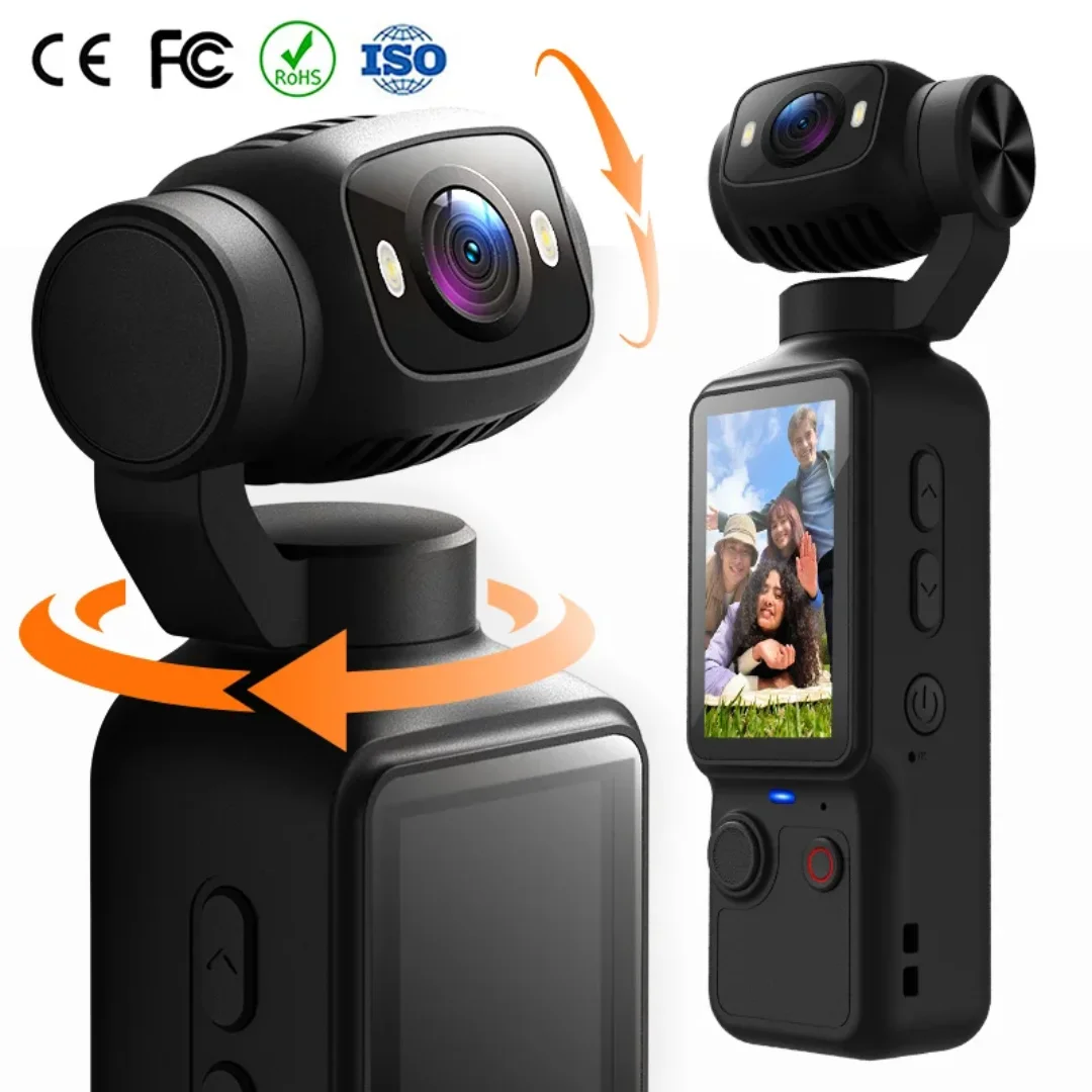 Caméra de poche à tête orientable