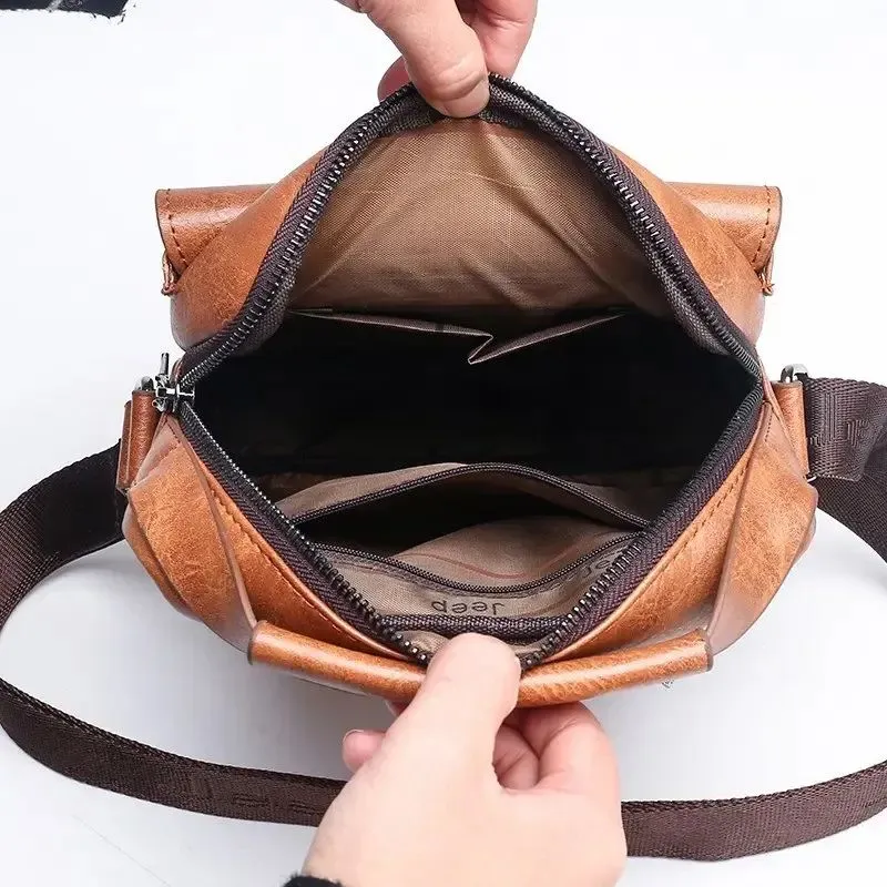 Sac Homme Jeep 3en1, en Similicuir PU, Sacoche Business Élégante et Personnalisable – photo 4